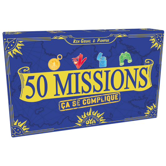 Boite du jeu 50 missions - ça se complique en français