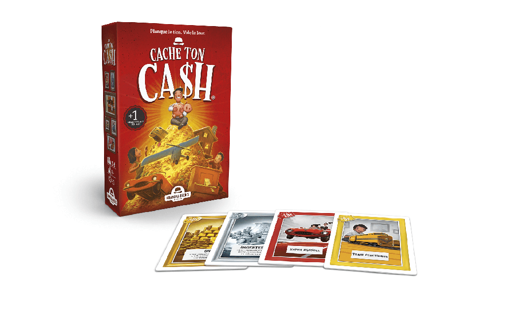 Matériel du jeu cache ton cash en Français