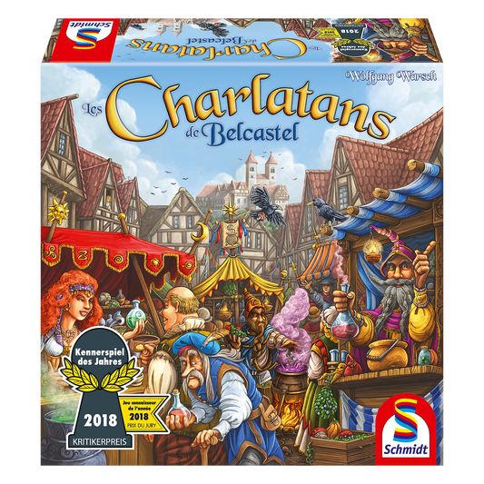 Boîte du jeu Charlatans de Belcastel en Français
