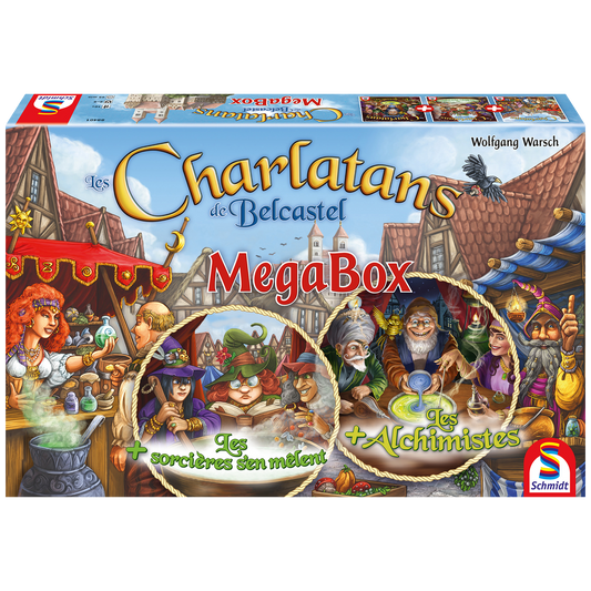 Boîte du jeu Charlatans de Belcastel - Mega box en français