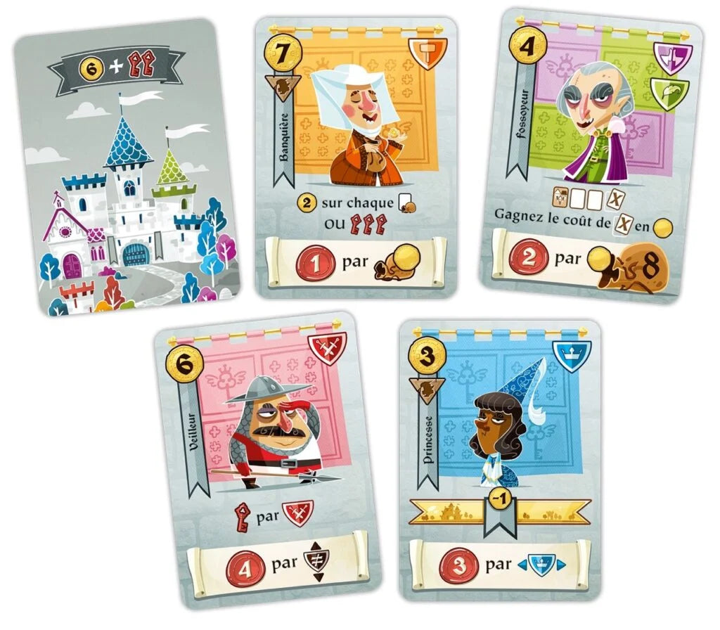matériel du jeu château combo
