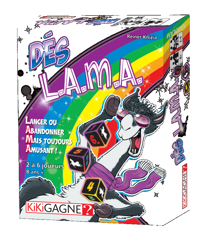 Boîte du jeu Dés Lama en Français