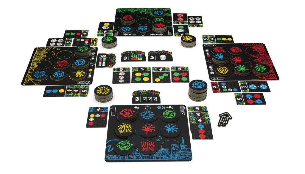Matériel du jeu Festival
