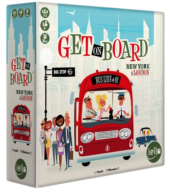 Boîte pour le jeu Get On Board en Français