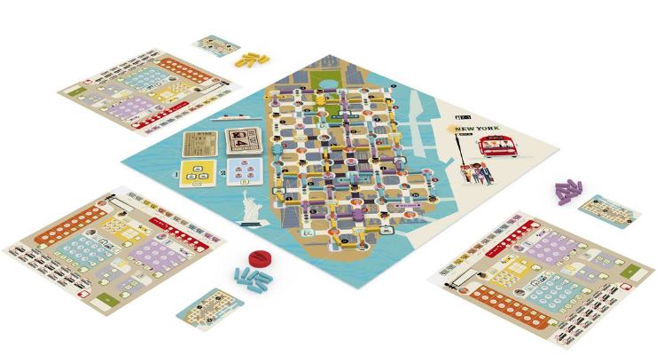 Matériel pour le jeu Get on Board