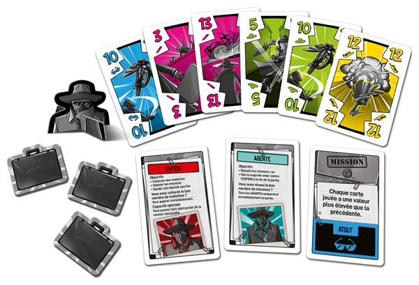 Matériel du jeu Inside Job en français