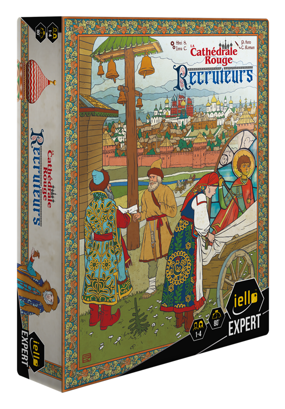 Boîte de l'extension du jeu Cathérale Rouge - Recruteurs en Français
