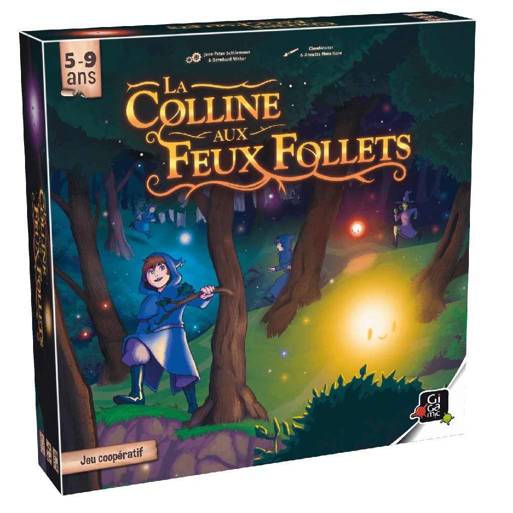 Boîte du jeu la colline aux feux follets en français