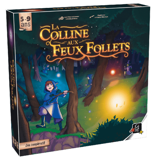 Boîte du jeu la colline aux feux follets en français