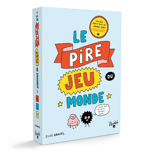 Boite du jeu de société le pire jeu du monde en francais
