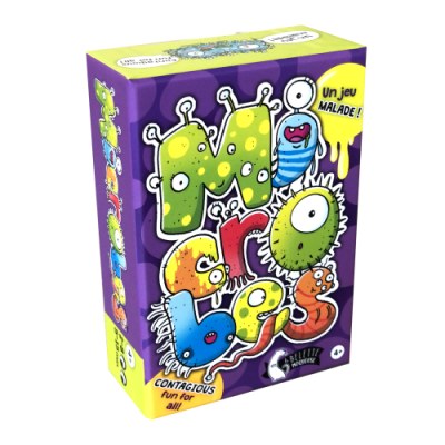 Boîte du jeu de société microbes