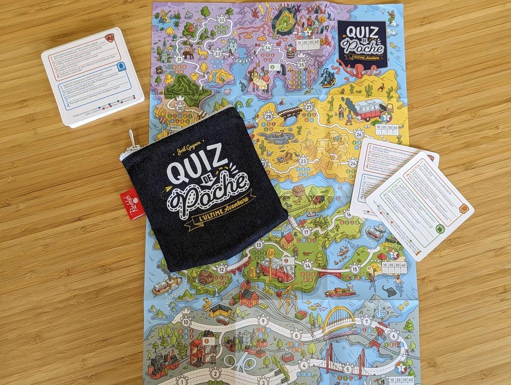 Matériel du jeu Quiz de poche