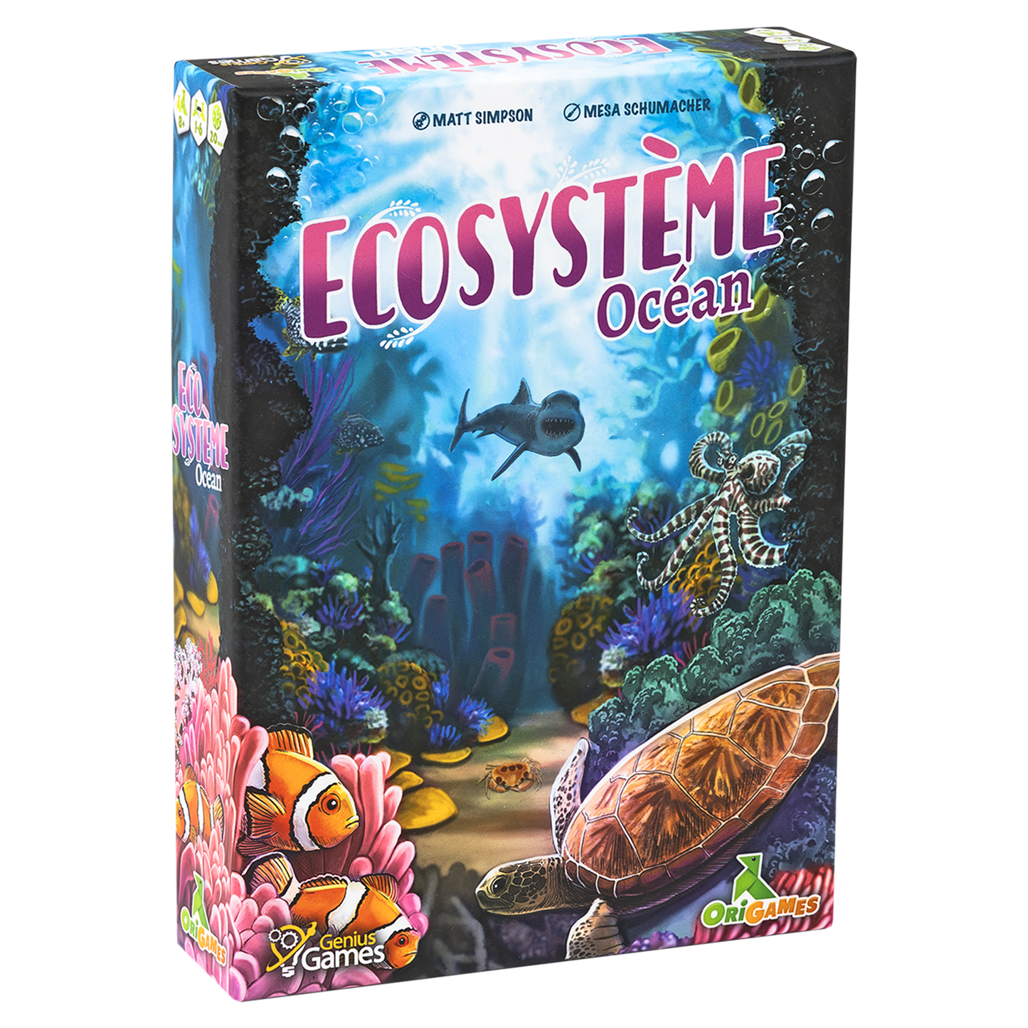 Boîte du jeu Ecosystème Océan en Français