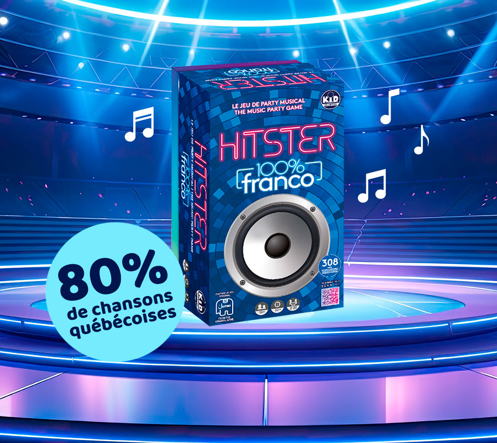 Hitster 100% franco avec 80% de chansons québécoises