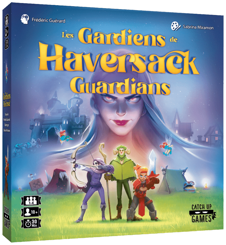 Bopite du jeu les guardiens de Haversack en français et en anglais