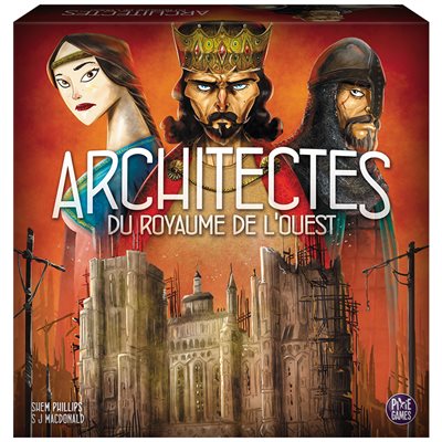 Boîte du jeu Architecte des royaumes de l'ouest.