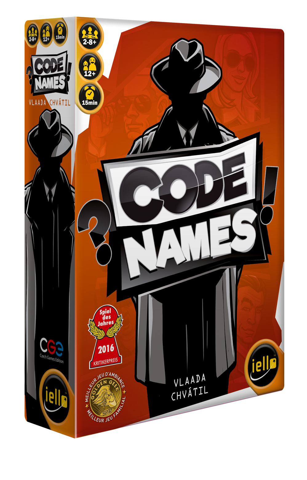 Boîte du jeu codenames en Français