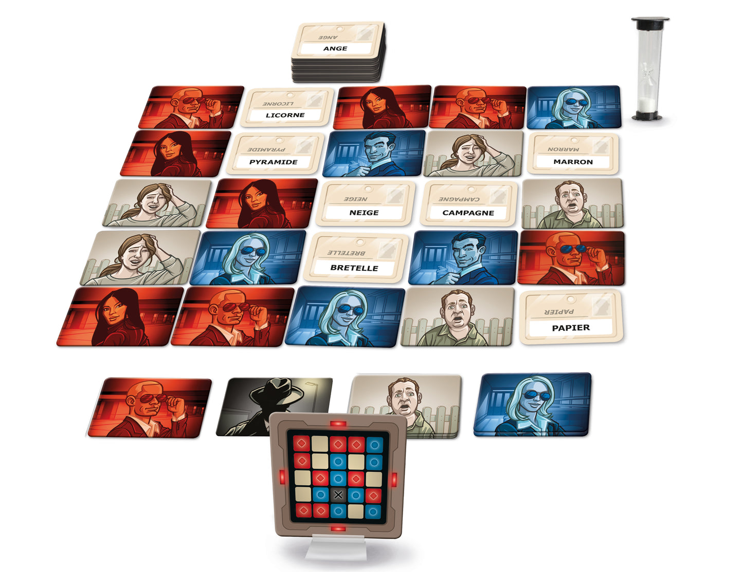 Matériel du jeu Codenames en Français