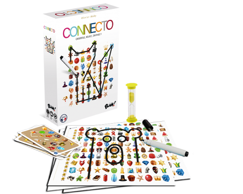Matériel du jeu Connecto en Français