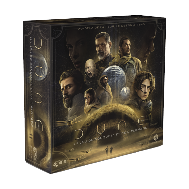 Boite du jeu Dune, un jeu de conquête et de diplomatie en Français