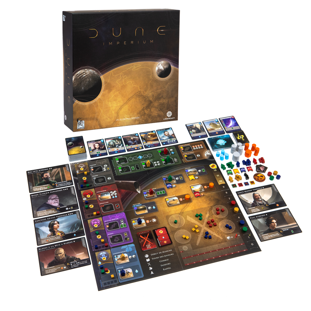 Matériel du Jeu Dune Imperium