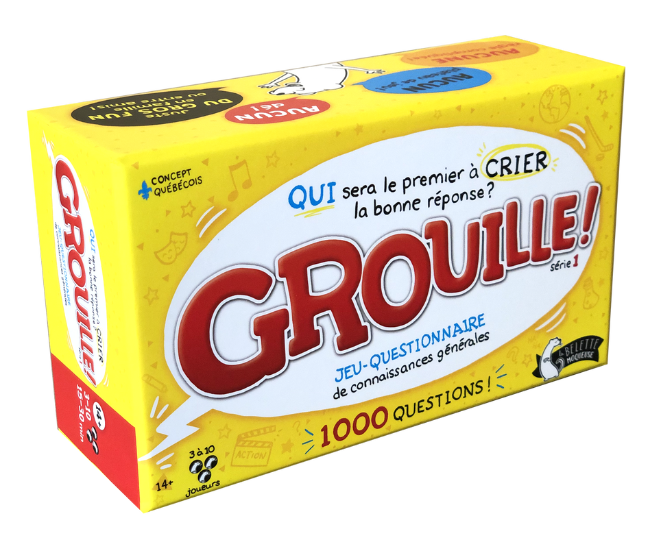Boîte du jeu Grouille en Français