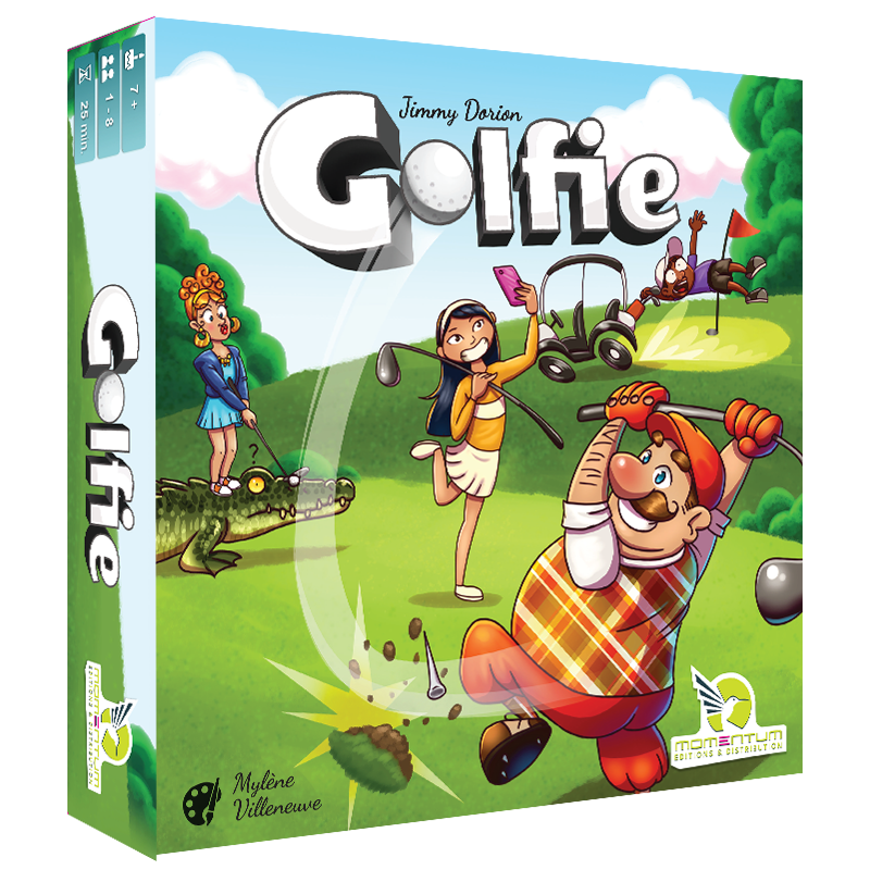 Boite du jeu Golfie bilingue