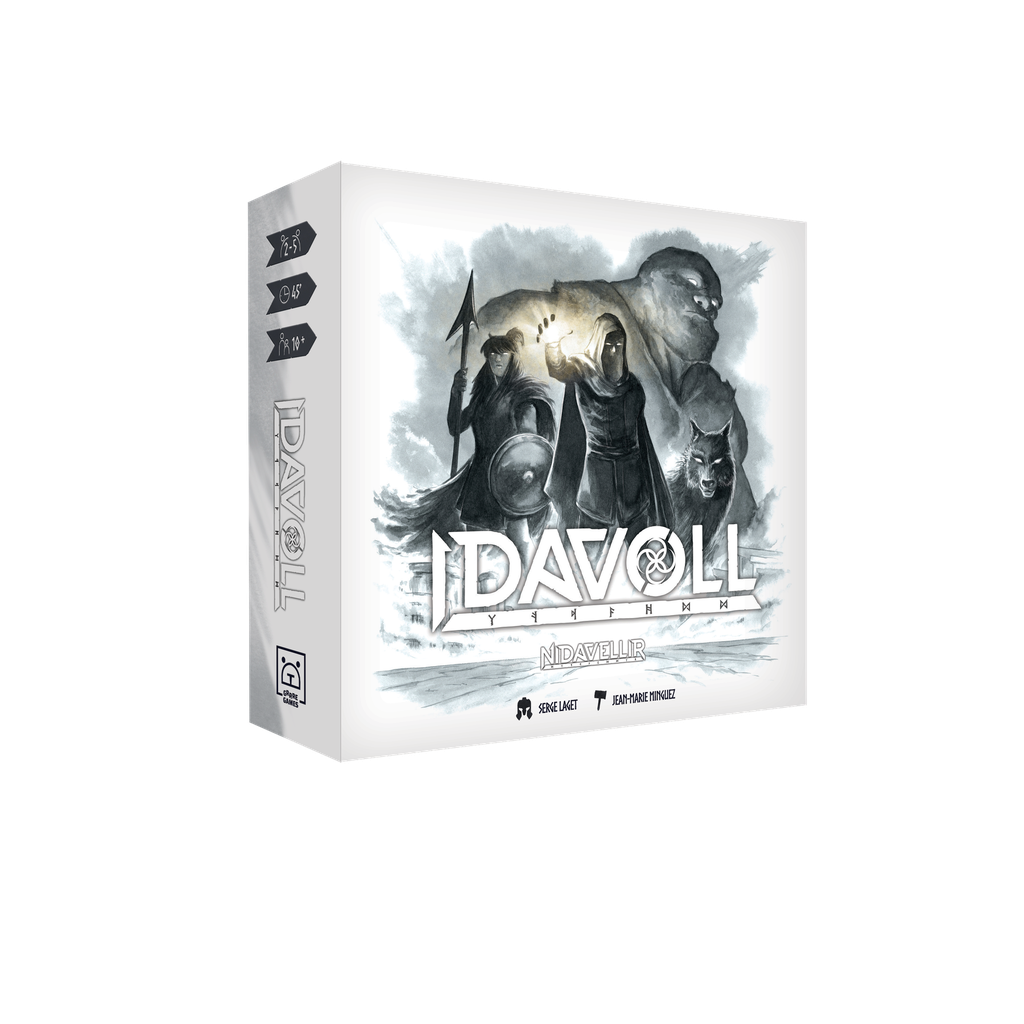 Boîte de l'extension Idavoll en Français pour le jeu Nidavellir