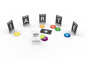 Matériel du jeu Letter Jam