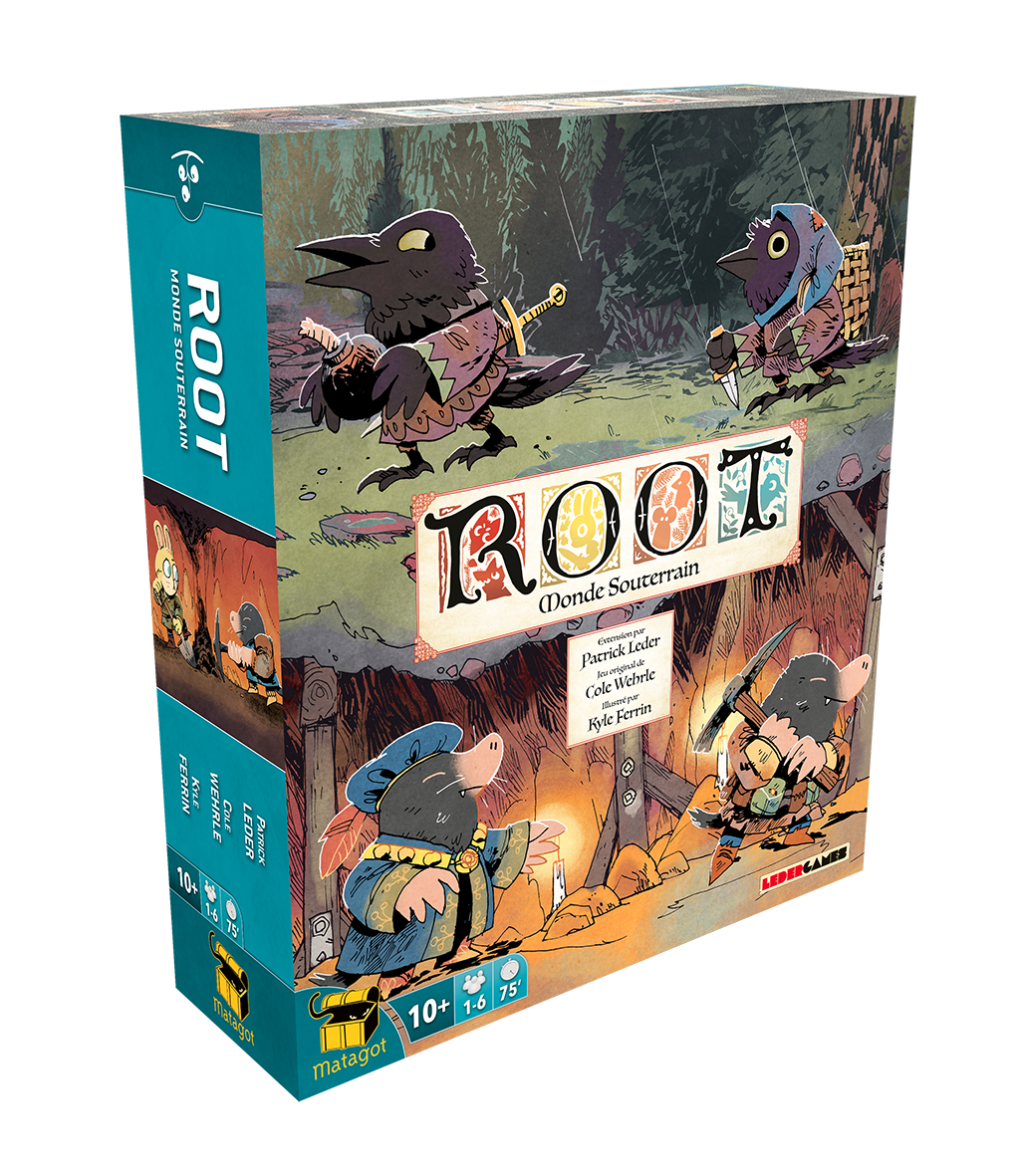 Boîte de l'extension de Root - Un monde sous-terrain en français