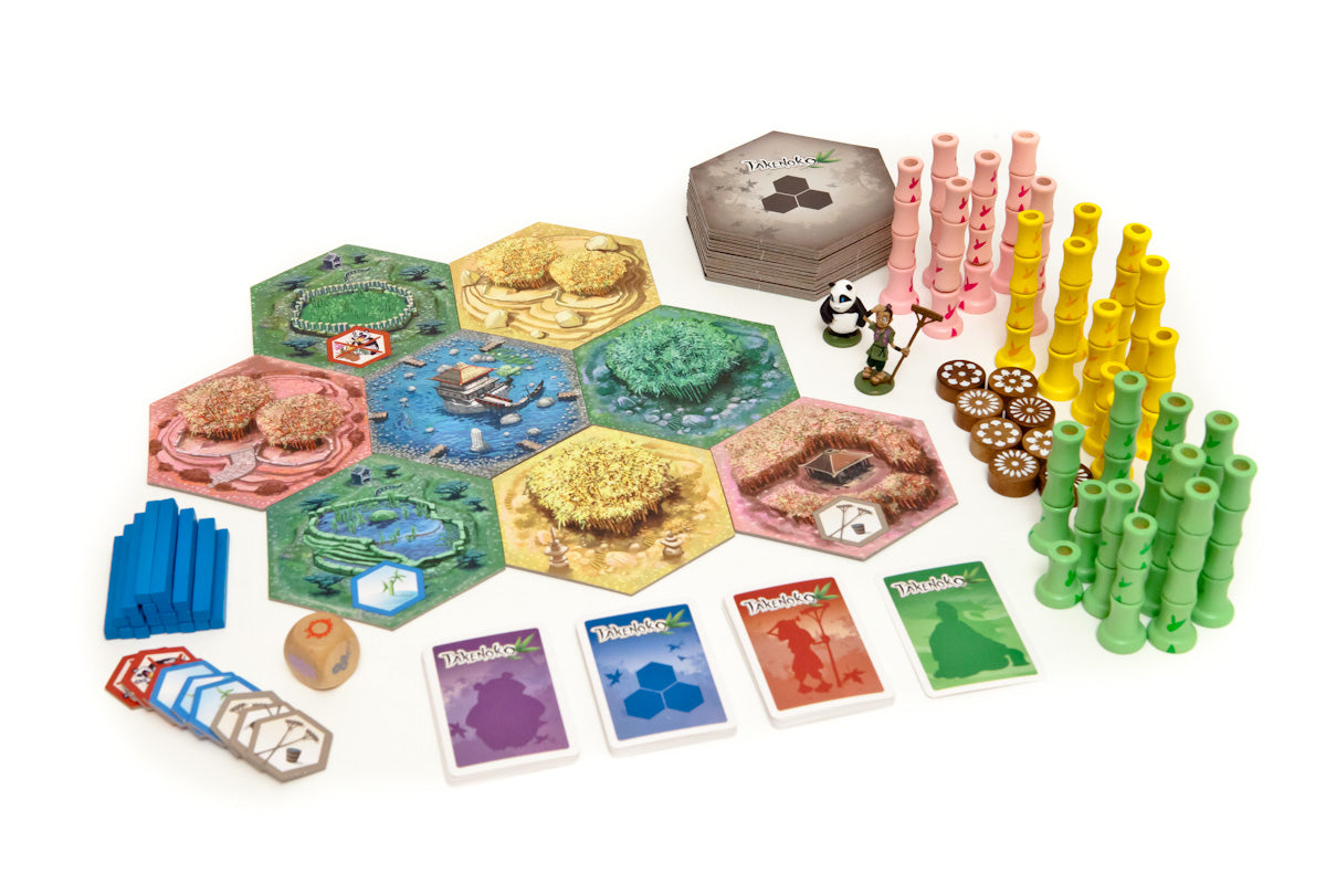 Matériel du jeu Takenoko