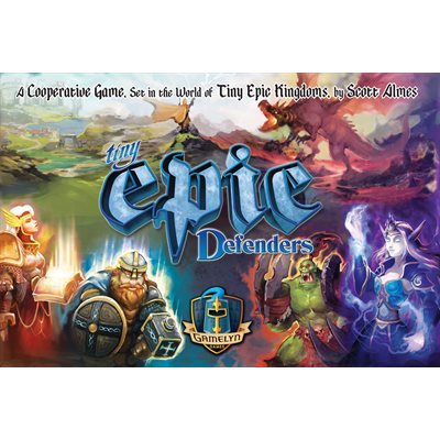 Boîte du jeu Tiny Epic Defenders en Anglais