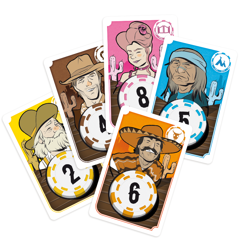 Exemples de cartes du jeu Hit!
