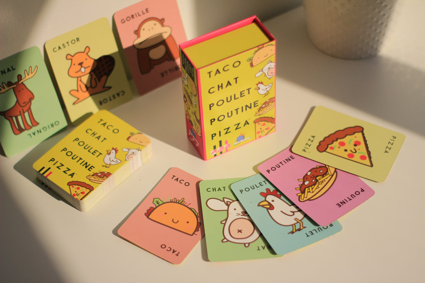 Taco, chat, poulet, poutine, pizza (Français)