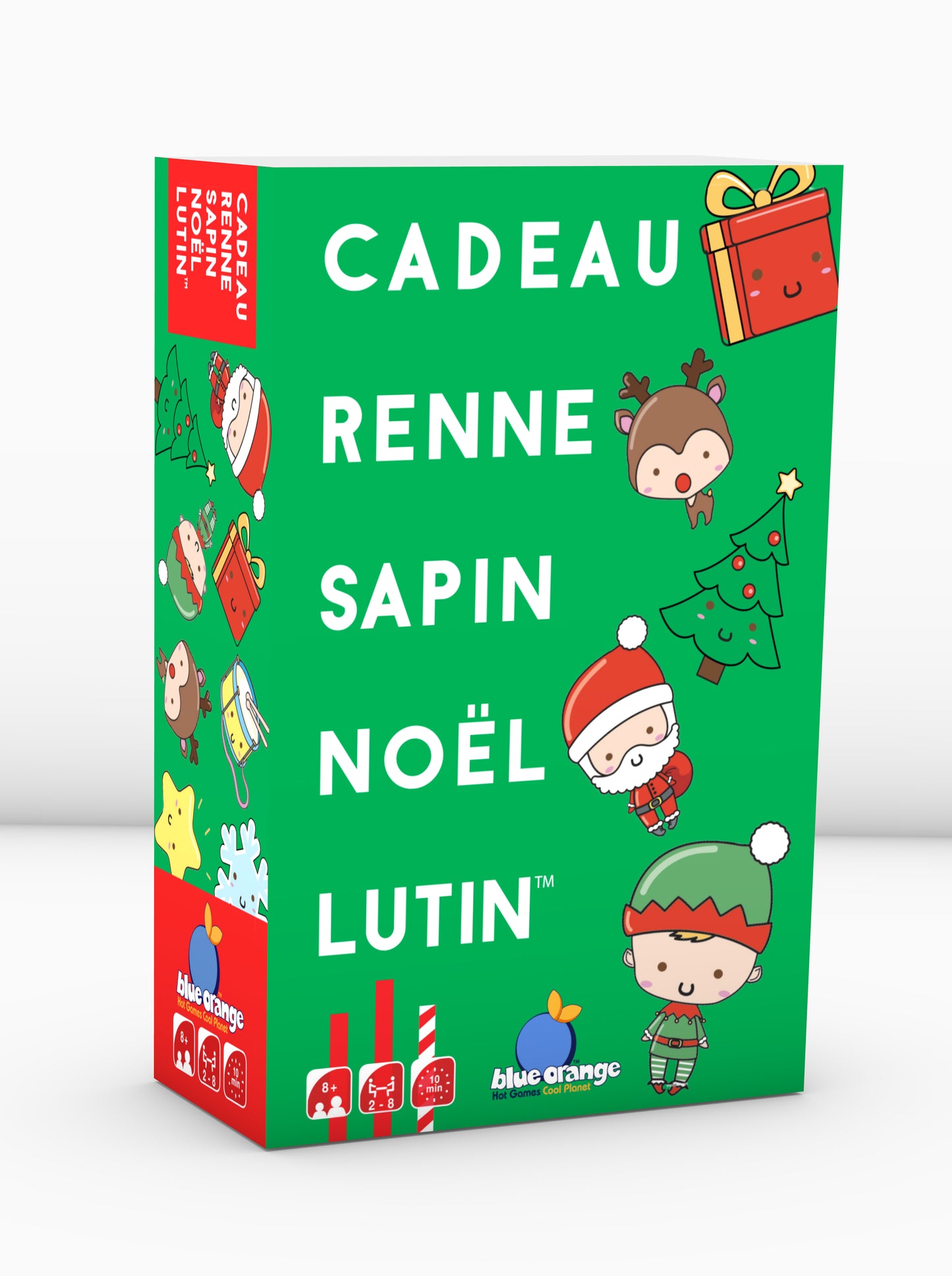 Boîte du jeu Cadeau Renne Sapin Noël Lutin en Français