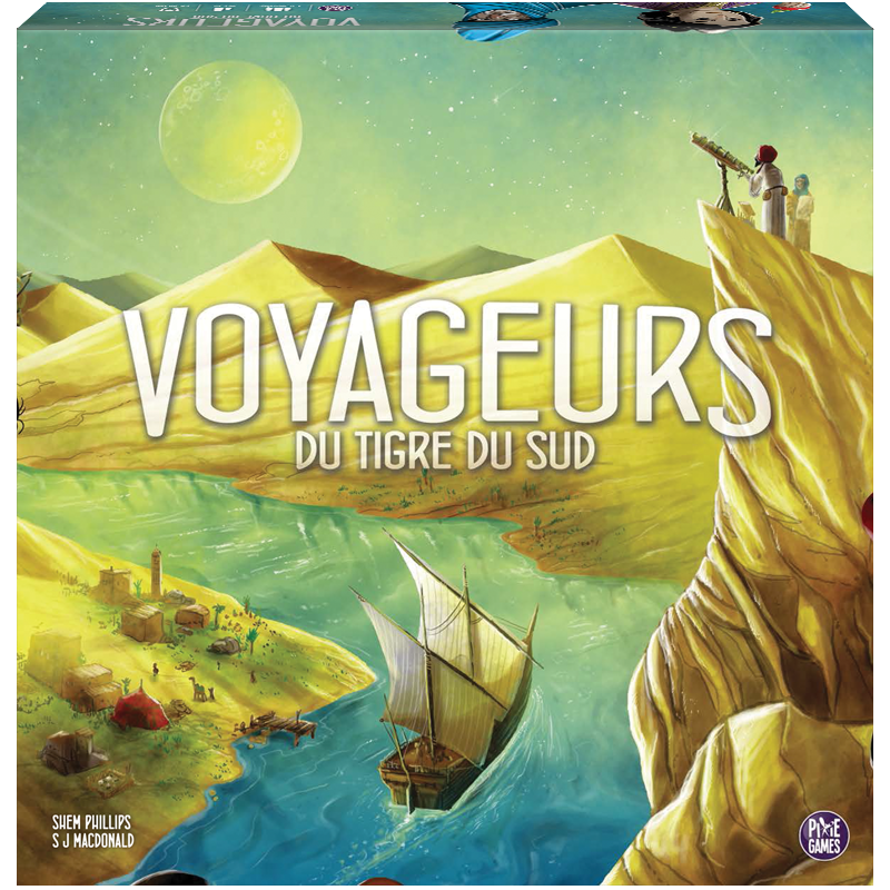 Boîte du jeu Voyageurs du tigre du sud