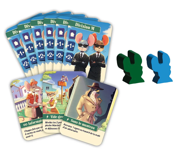 Dos de la Boîte de l'extension Division M pour le jeu Agent Avenue