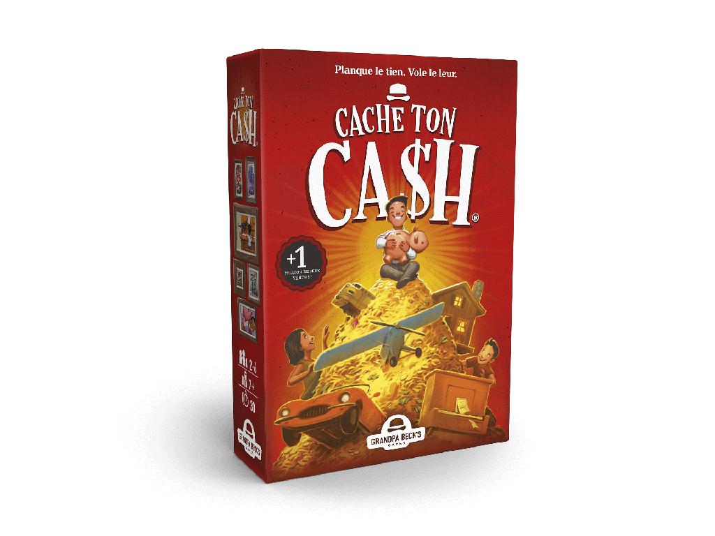 Boîte du jeu Cache ton cash en Français