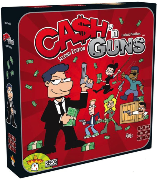 Boîte du jeu Cash'n'guns en Français