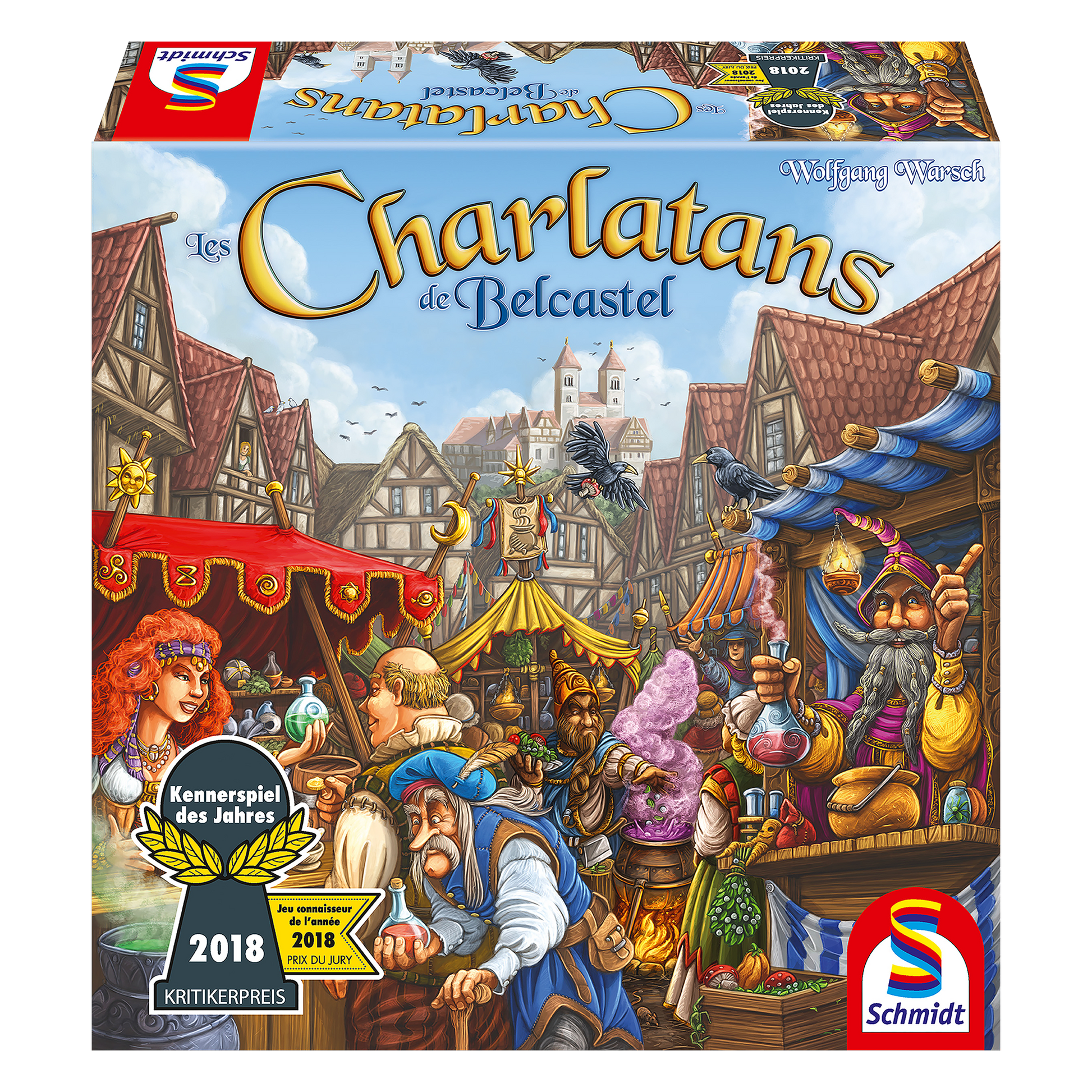 Boîte du jeu Charlatans de Belcastel en Français