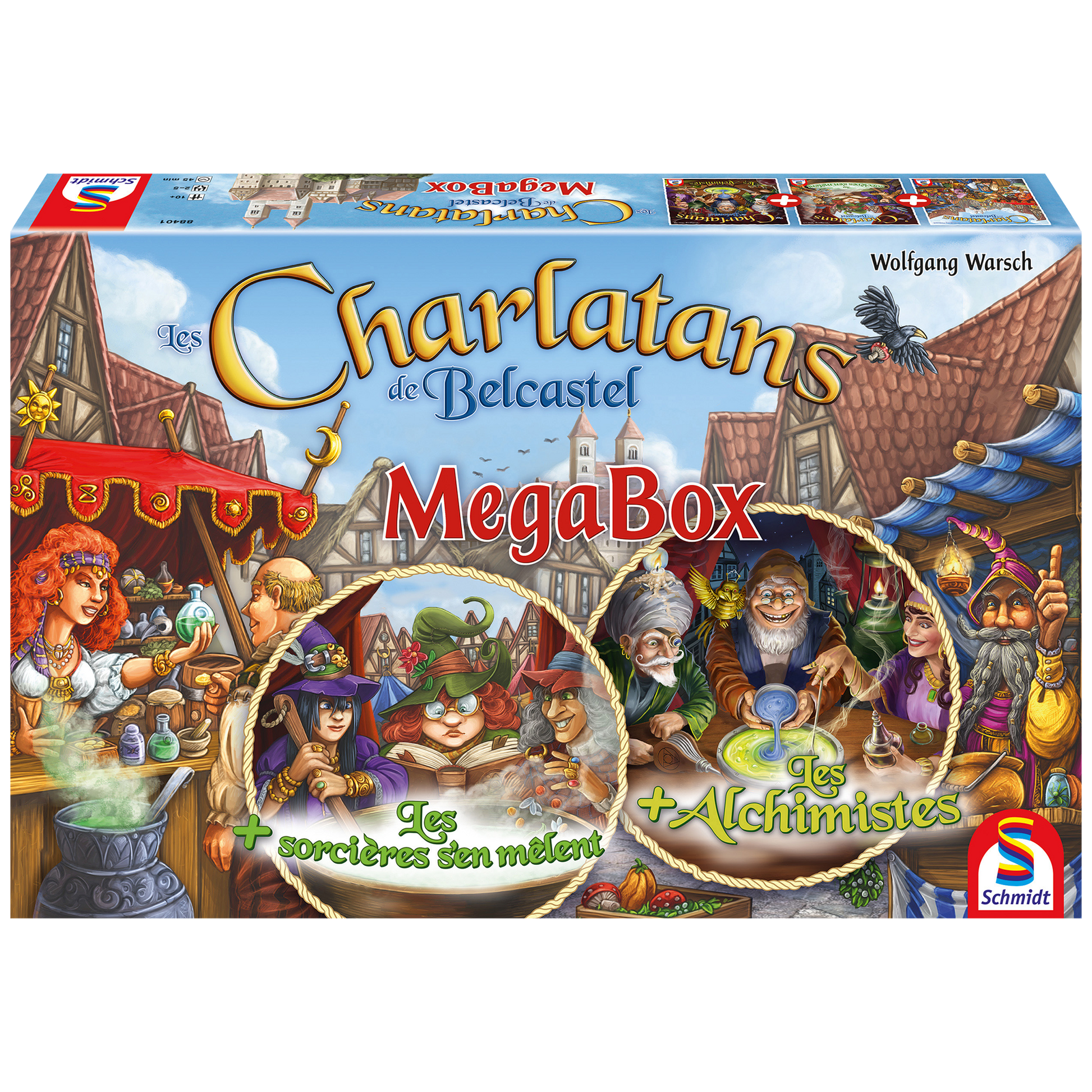 Boîte du jeu Charlatans de Belcastel - Mega box en français