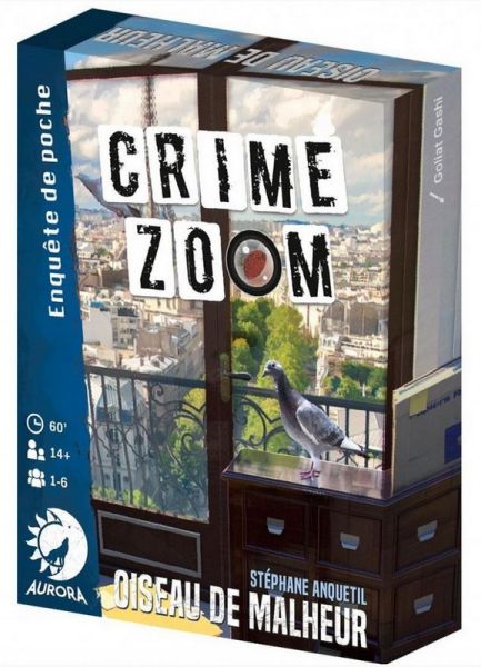 Boîte du jeu  Crime zoom oiseau de malheur