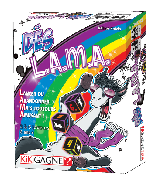 Boîte du jeu Dés Lama en Français