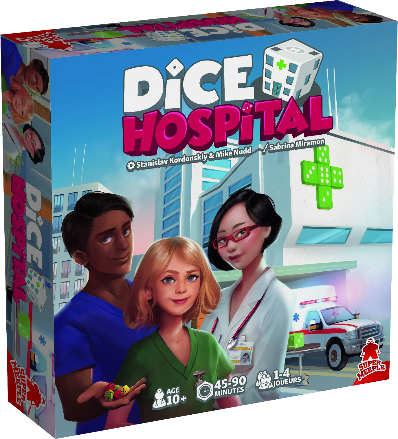 Boîte du jeu Dice Hospital en Français