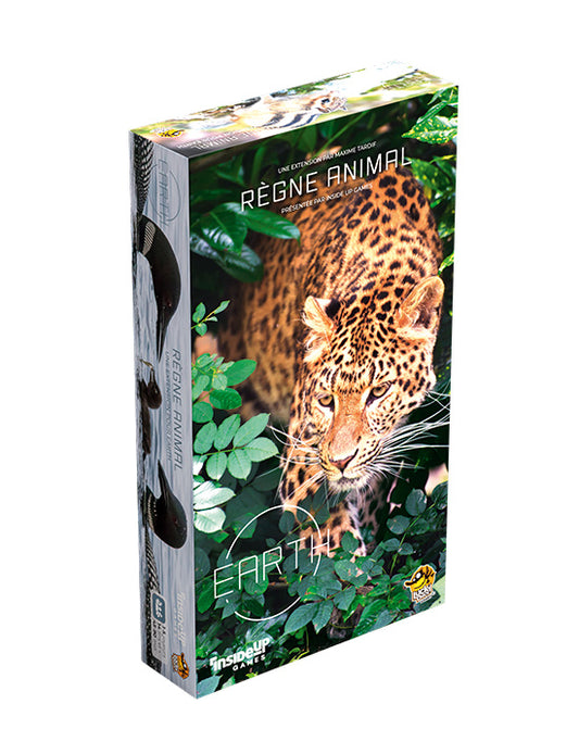 Boîte de l'extension règne animal pour le jeu Earth en français