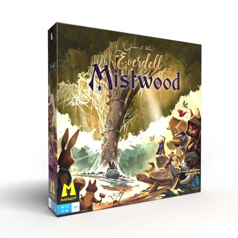 Boîte de l'extension Mistwood pour le jeu Everdell en Français