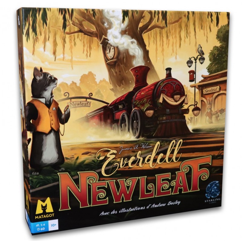Boîte de l'extension Newleaf pour le jeu Everdell en Français