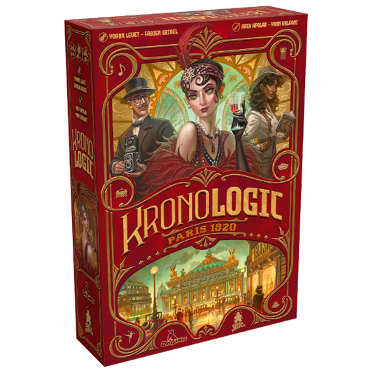 Boîte du jeu Kronologic Paris 1920 en français