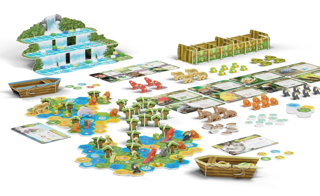 matériel du jeu Life of Amazonia en français