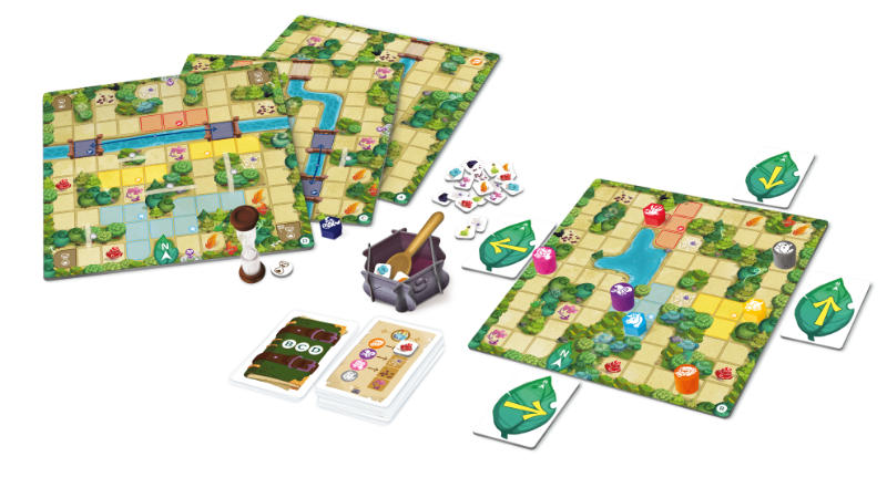 Matériel du jeu Magic Maze kids